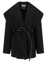 Sportmax Black Wool Coat