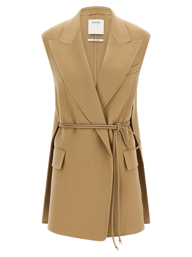 Sportmax SpxRapido Beige Wool Blazer for Women