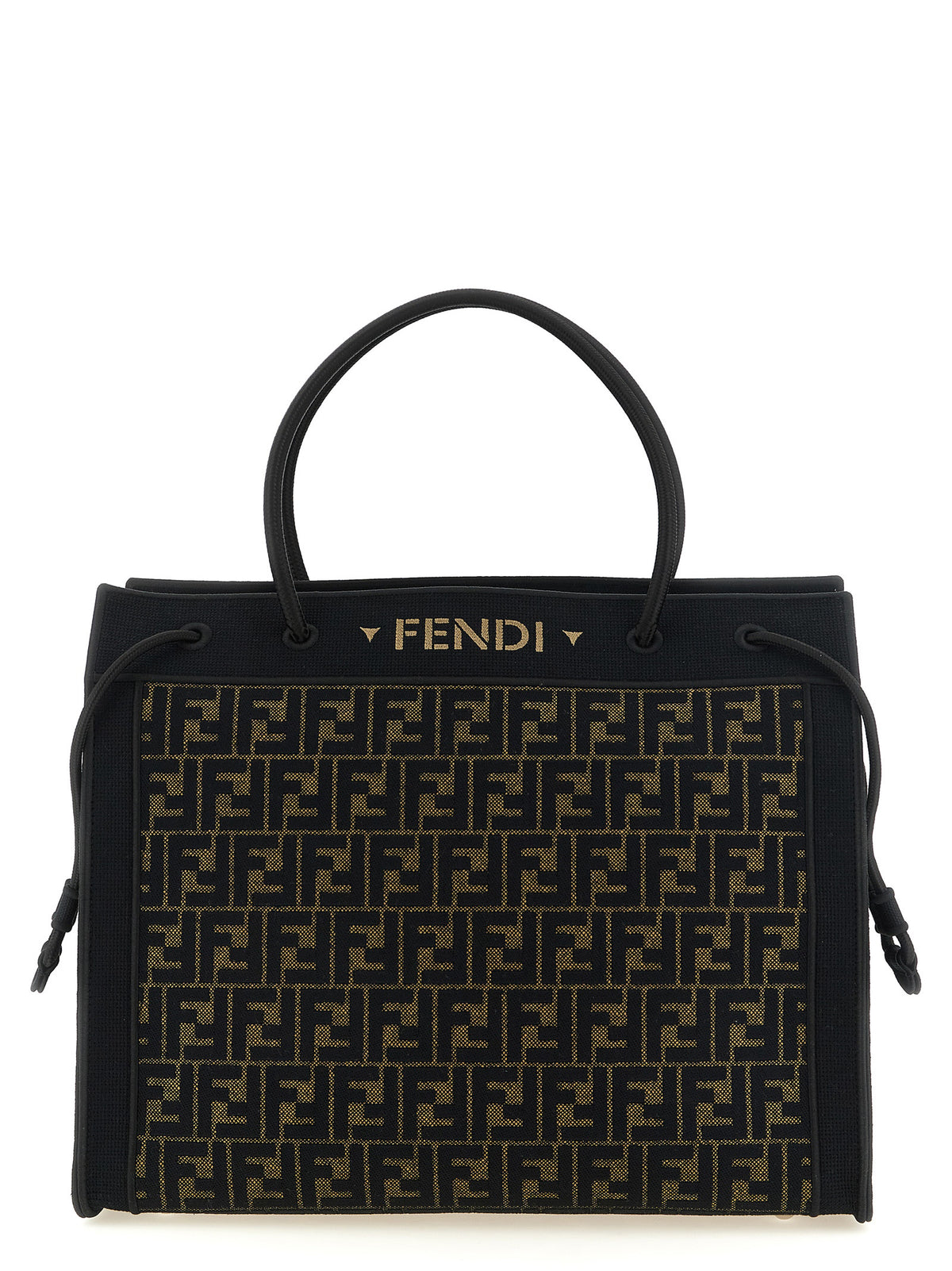 Fendi Brown Cotton Tote Bag - Fendi Magic Collection