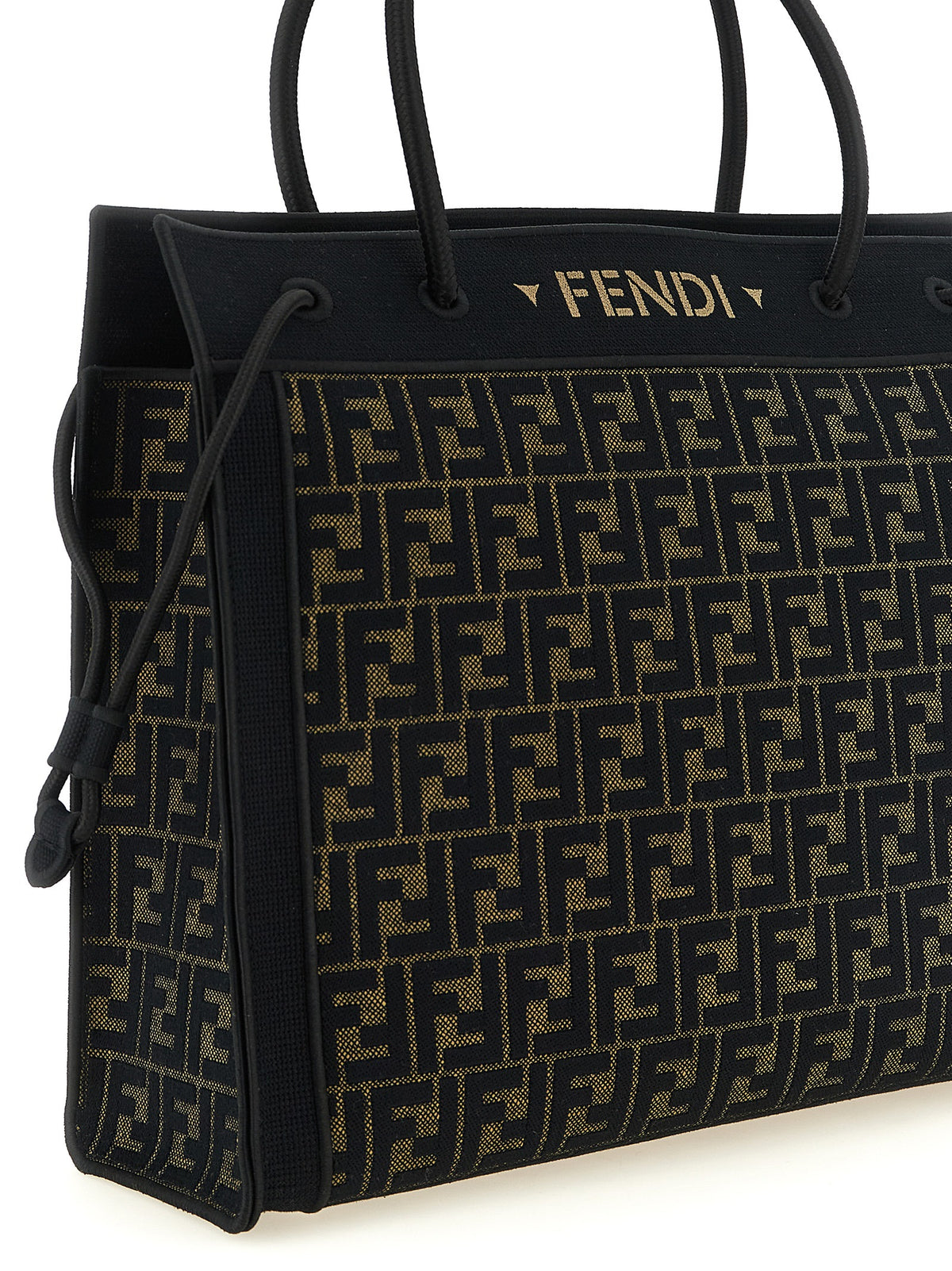 Fendi Brown Cotton Tote Bag - Fendi Magic Collection