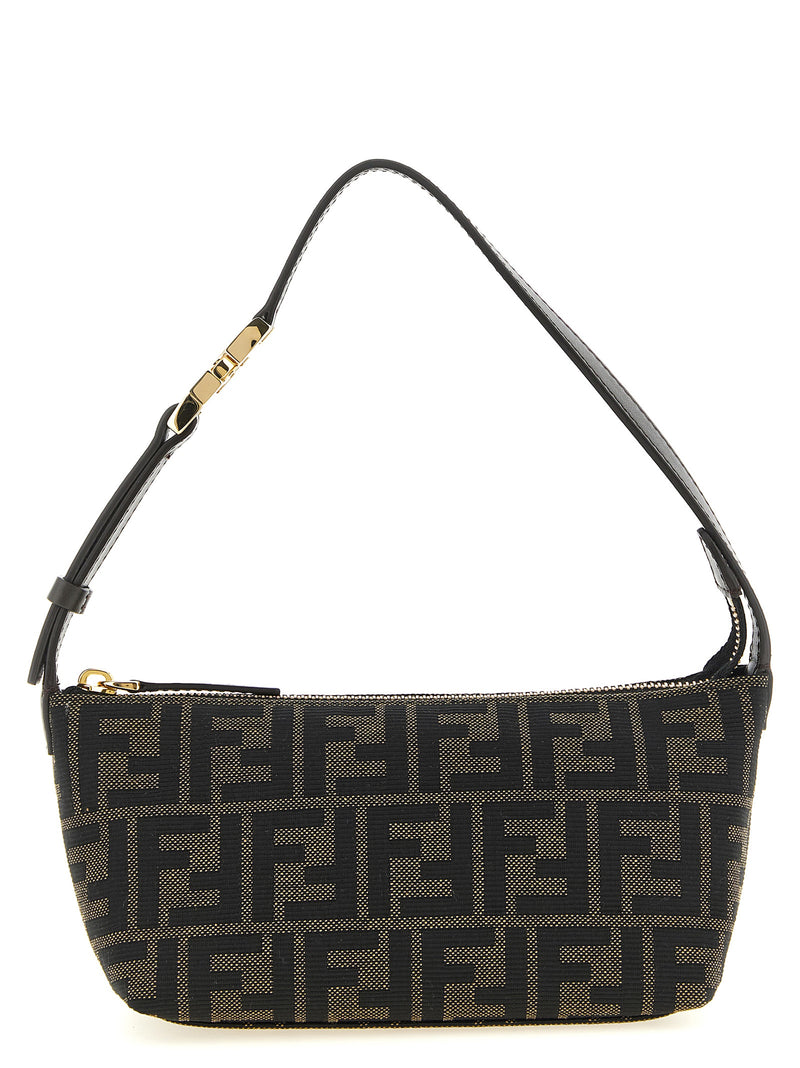 Fendi Vanity Brown Polyester Clutch Bag - Sophisticated Accessory