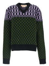 Marni Multicolor Wool Cardigan