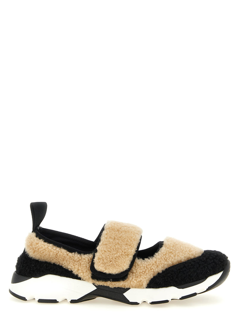 Marni Bicolor Lamb Leather Chunky Sneakers for Women