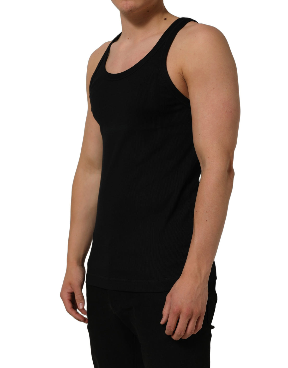 Dolce & Gabbana Black Tank Sleeveless Underwear Men T-shirt