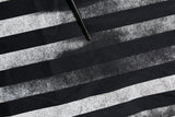 Dolce & Gabbana Blue Striped Print Cotton Crew Neck  T-shirt