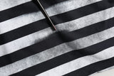 Dolce & Gabbana Blue Striped Print Cotton Crew Neck T-shirt