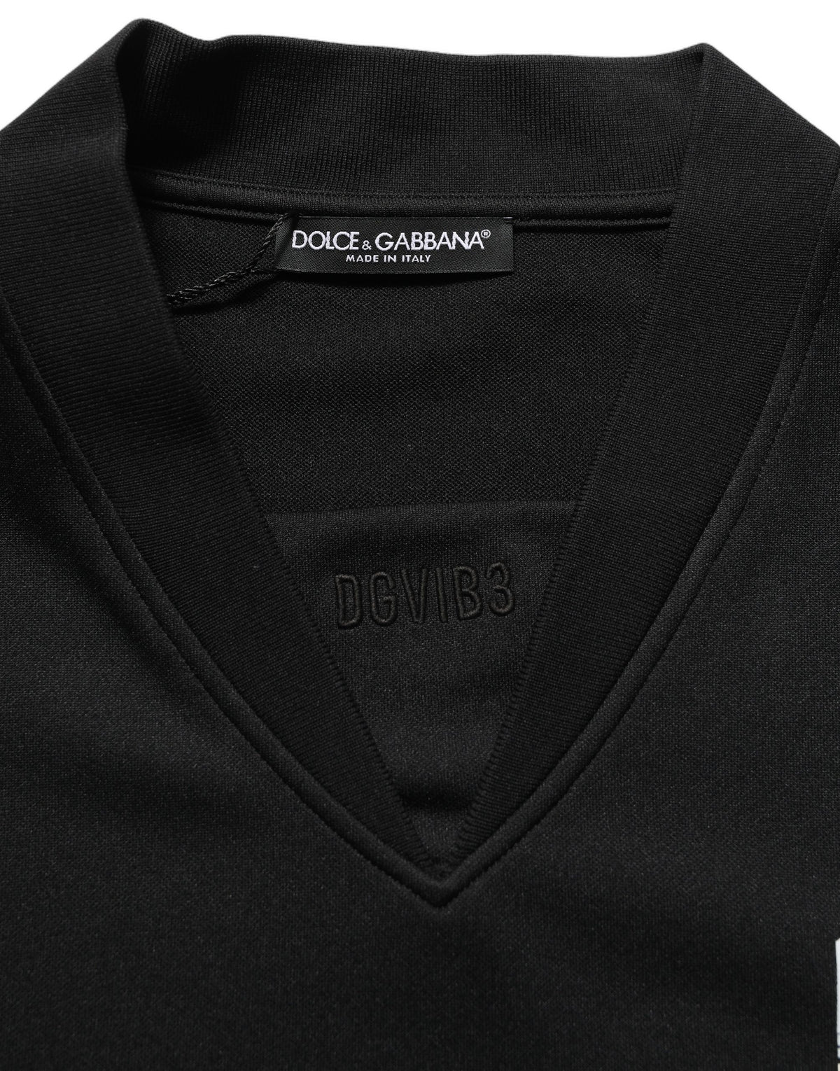 Dolce & Gabbana Black Polyester DGVIB3 Oversized Jersey T-shirt