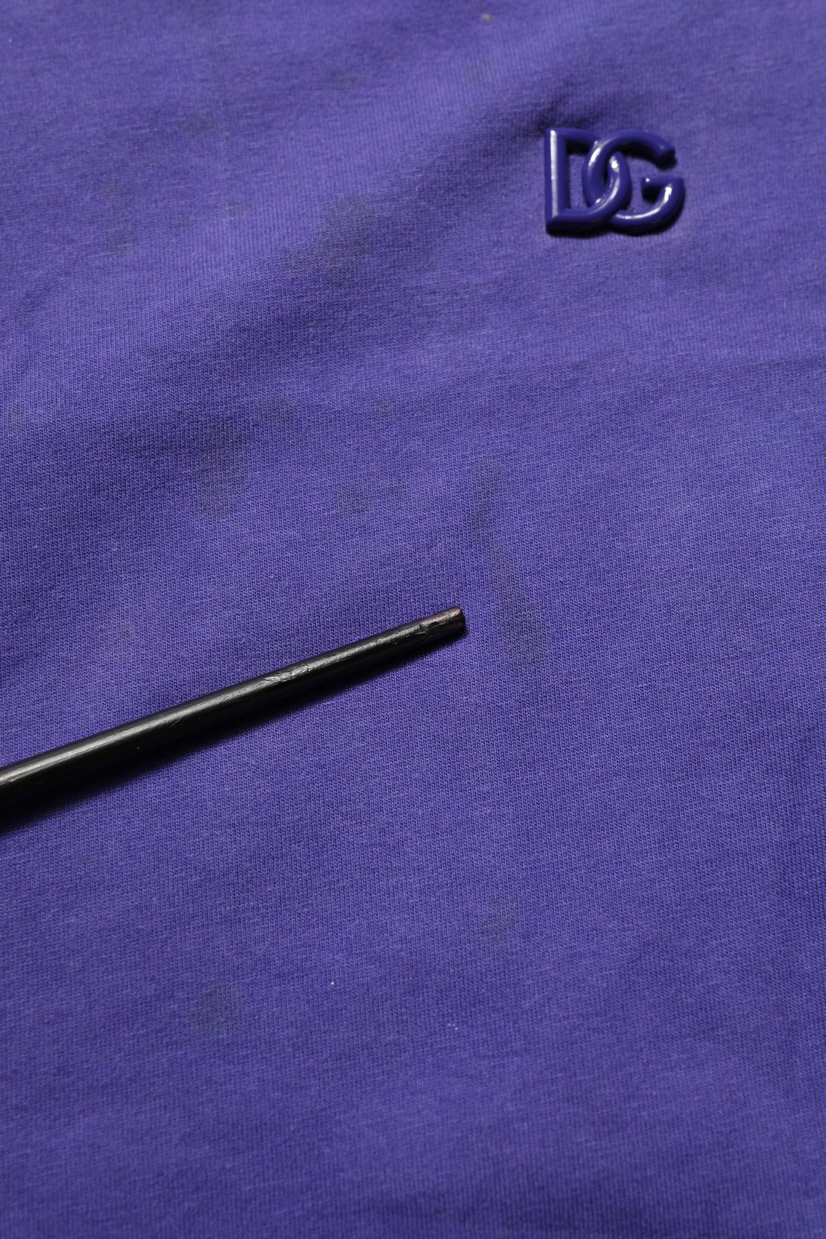 Dolce & Gabbana Violet Cotton Crew Neck Short Sleeve T-shirt