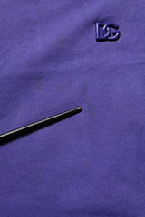 Dolce & Gabbana Violet Cotton Crew Neck Short Sleeve T-shirt