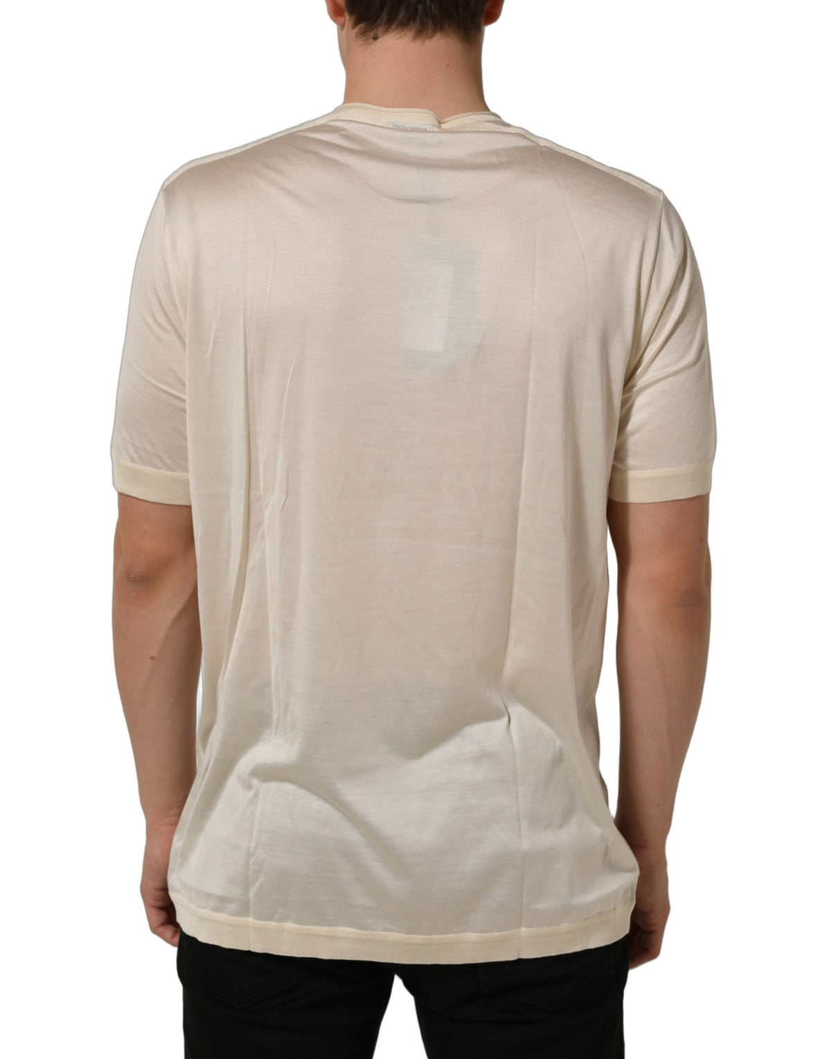 Dolce & Gabbana White Short Sleeve Collared Polo T-shirt