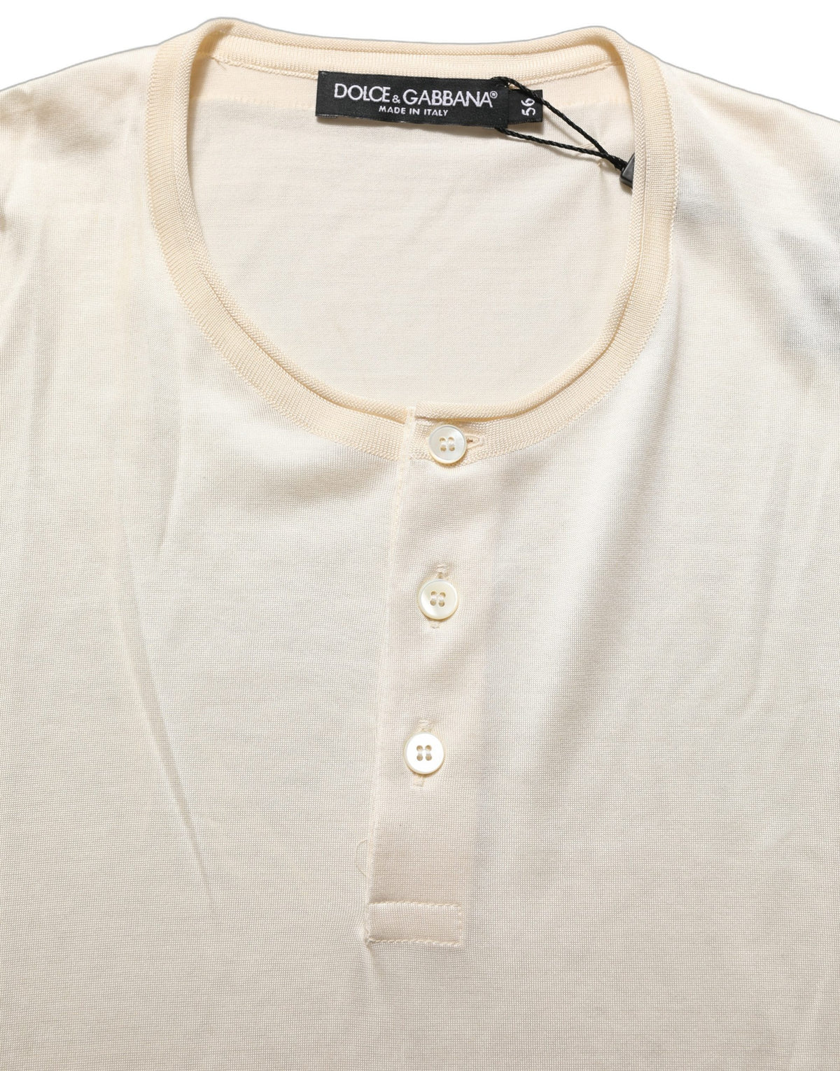 Dolce & Gabbana White Short Sleeve Collared Polo T-shirt