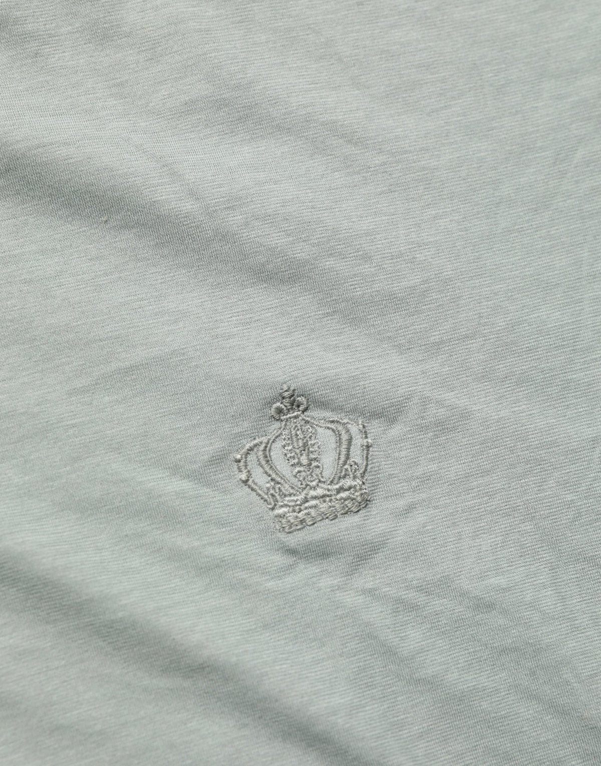 Dolce & Gabbana Green Cotton Short Sleeve Crew Neck T-shirt