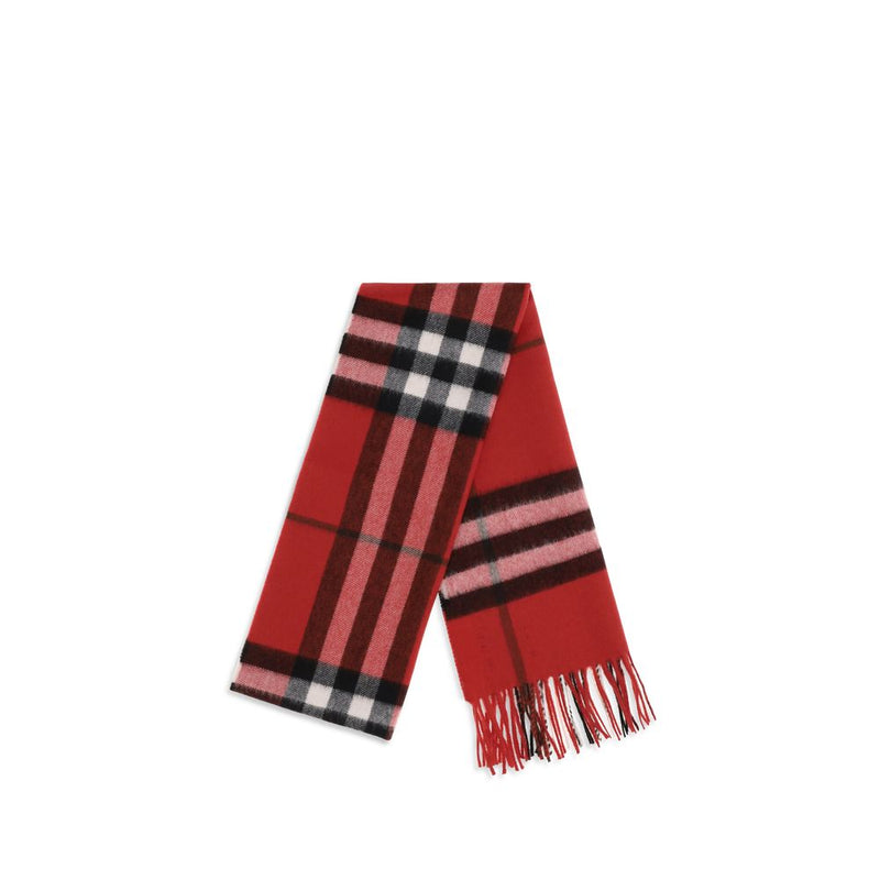 Burberry Multicolor Cashmere Scarf - Iconic Check Pattern