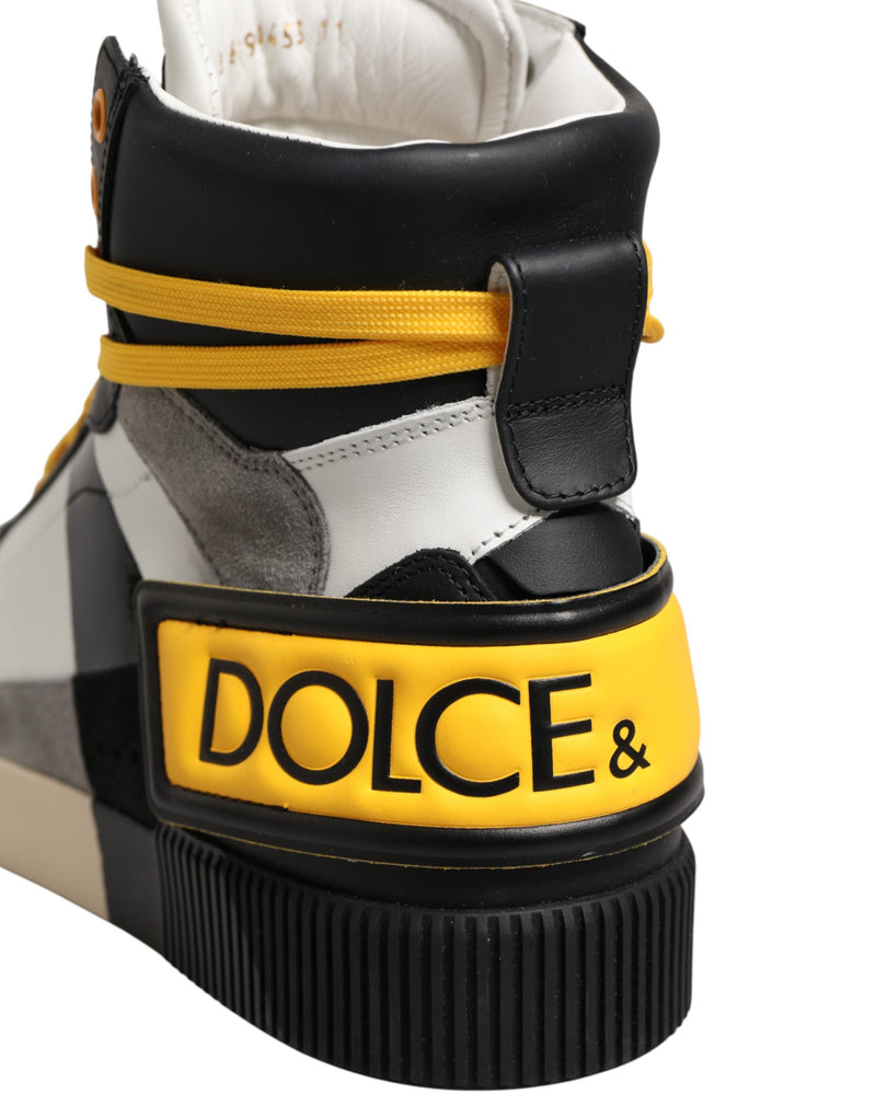 Dolce & Gabbana Milano 1984 Multicolor High Top Sneakers