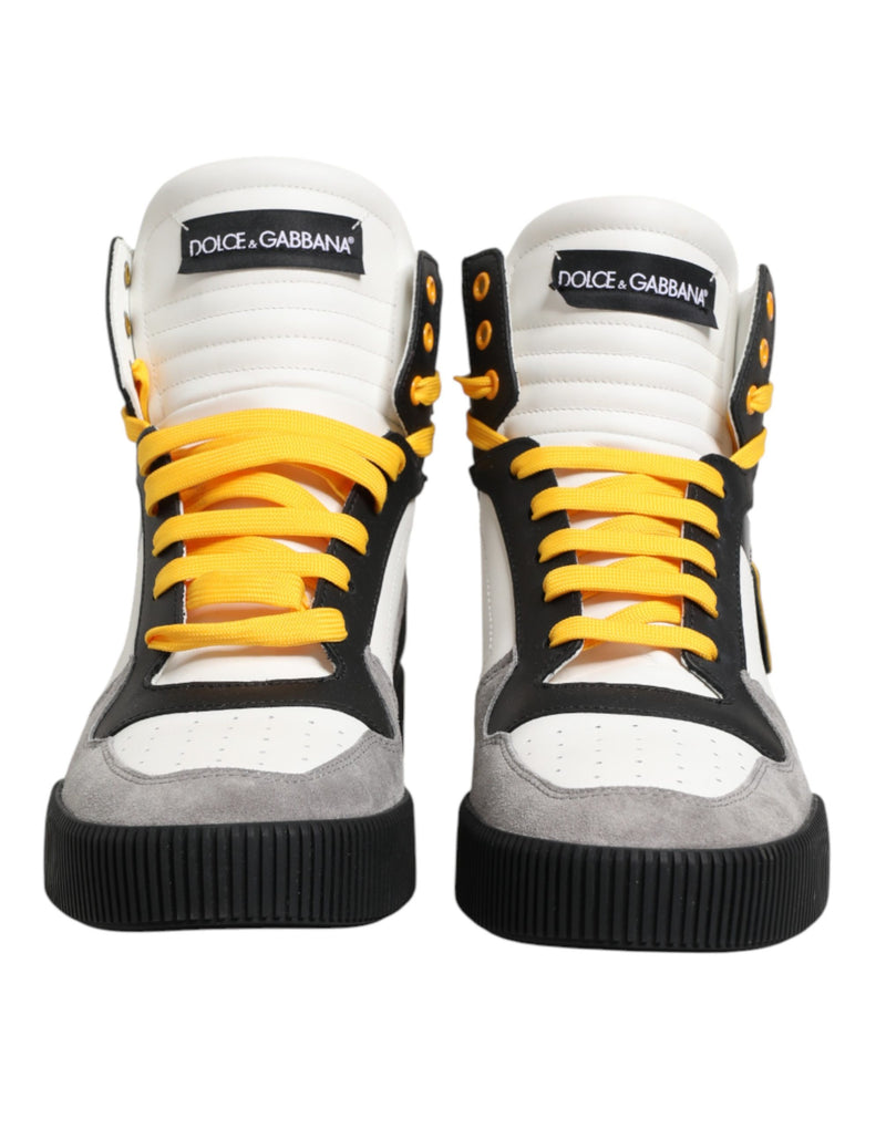 Dolce & Gabbana Milano 1984 Multicolor High Top Sneakers