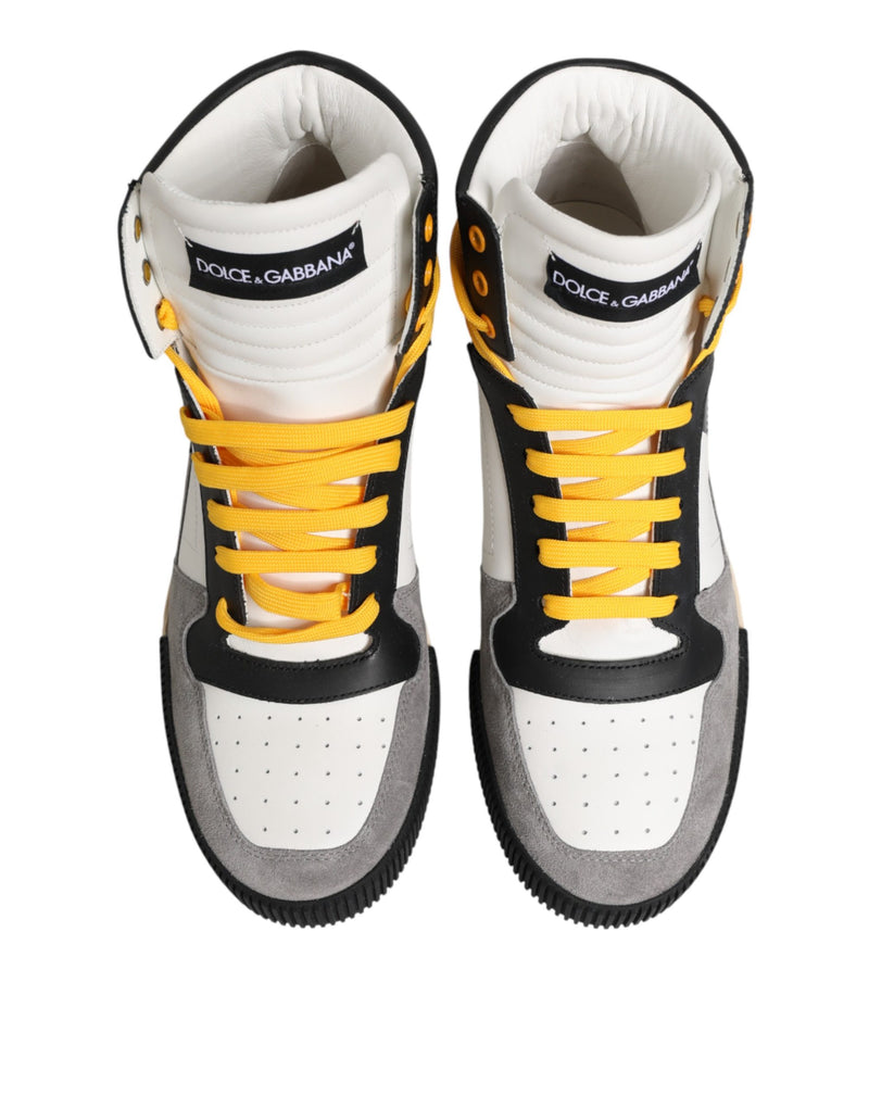 Dolce & Gabbana Milano 1984 Multicolor High Top Sneakers