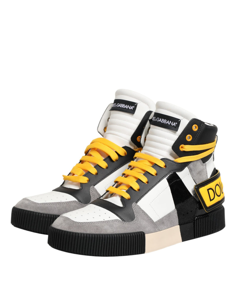 Dolce & Gabbana Milano 1984 Multicolor High Top Sneakers