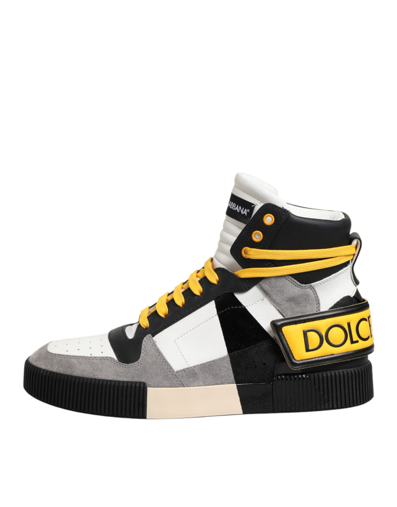 Dolce & Gabbana Milano 1984 Multicolor High Top Sneakers