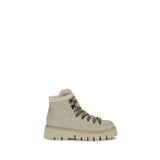 Pedro García Beige Calf Leather Bos Taurus Lace-Up Boots