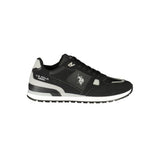 U.S. POLO ASSN. Black Polyurethane Men's Sneaker