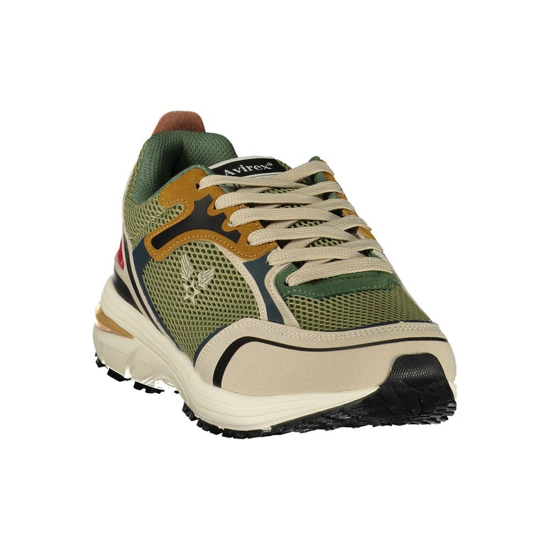 Avirex Verde Polyurethane Men's Sneaker - Green