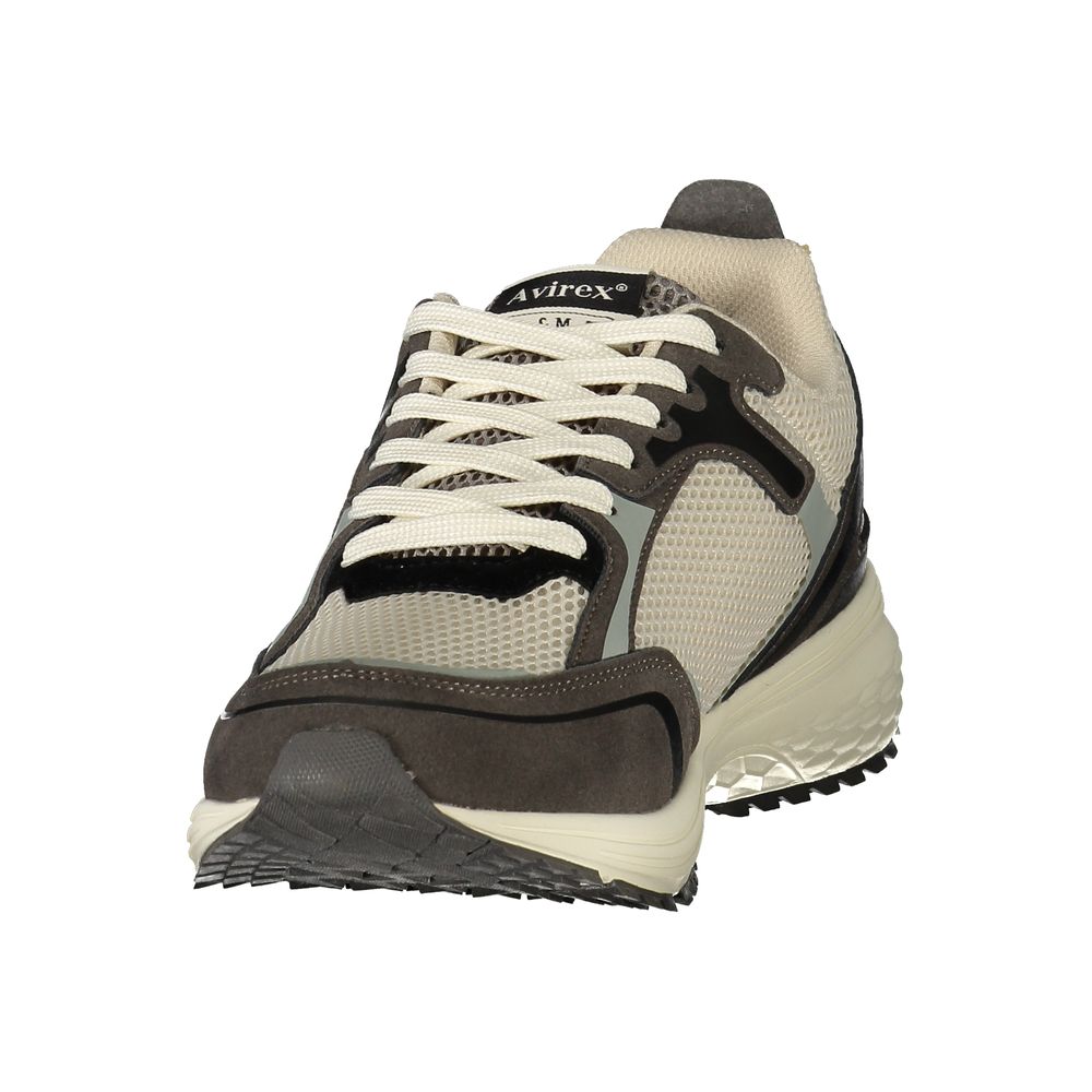Avirex Bianco Polyurethane Uomo Sneaker