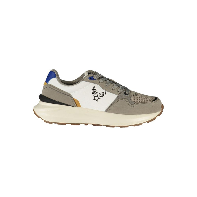 Avirex White Polyester Men's Sneaker - Stylish & Comfortable