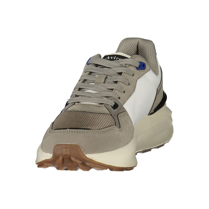 Avirex White Polyester Men's Sneaker - Stylish & Comfortable