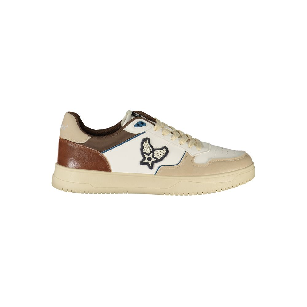 Avirex White Polyurethane Men's Sneaker