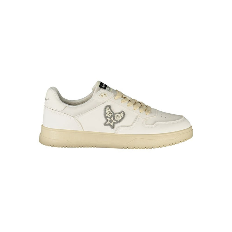 Avirex White Polyurethane Men's Sneaker - Stylish & Comfortable