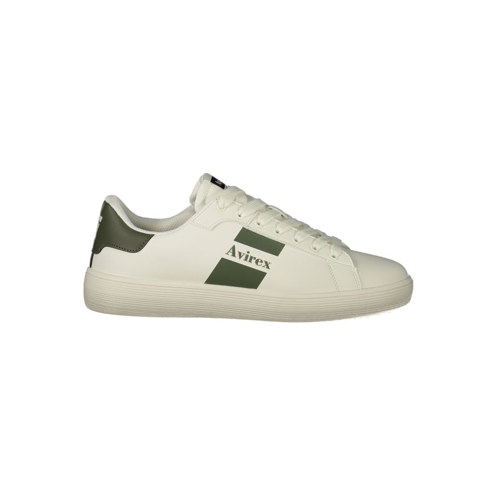 Avirex White Polyurethane Men's Sneaker - Stylish & Comfortable
