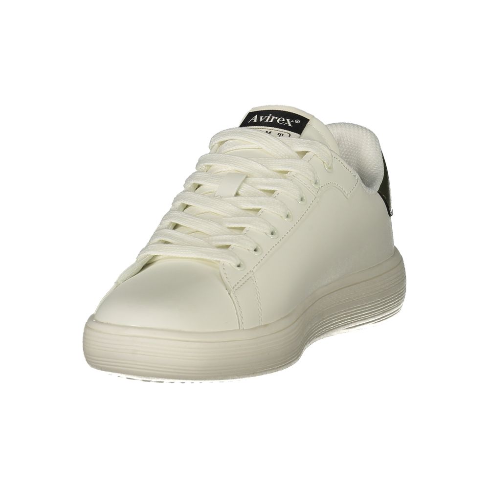Avirex White Polyurethane Men's Sneaker - Stylish & Comfortable