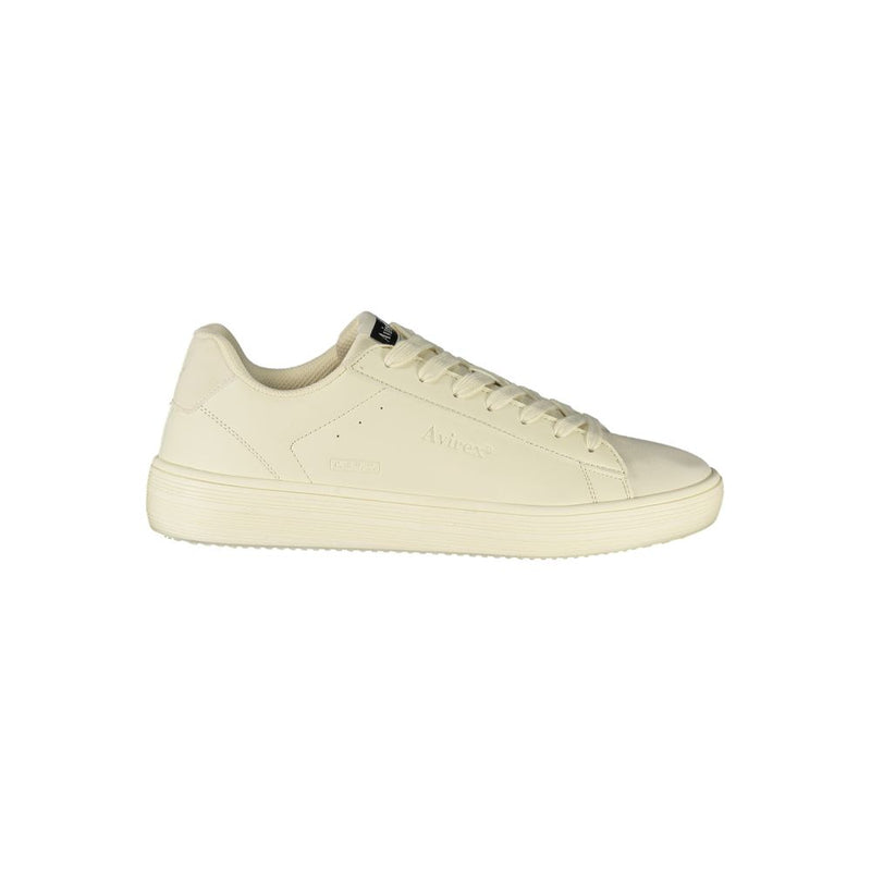 Avirex White Polyurethane Men's Sneaker - Stylish & Comfortable