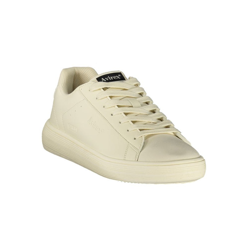 Avirex White Polyurethane Men's Sneaker - Stylish & Comfortable