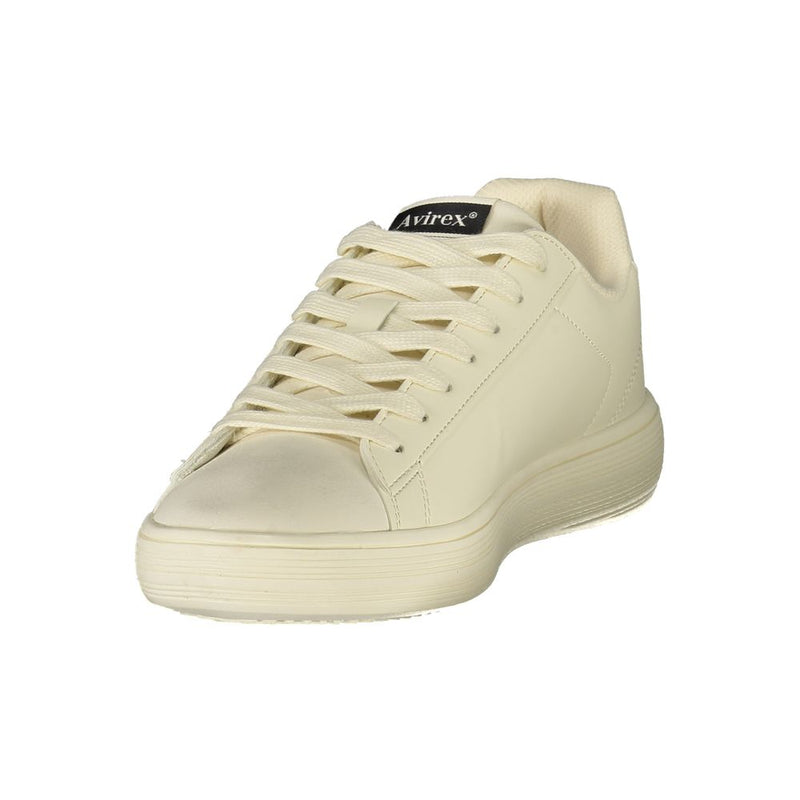Avirex White Polyurethane Men's Sneaker - Stylish & Comfortable