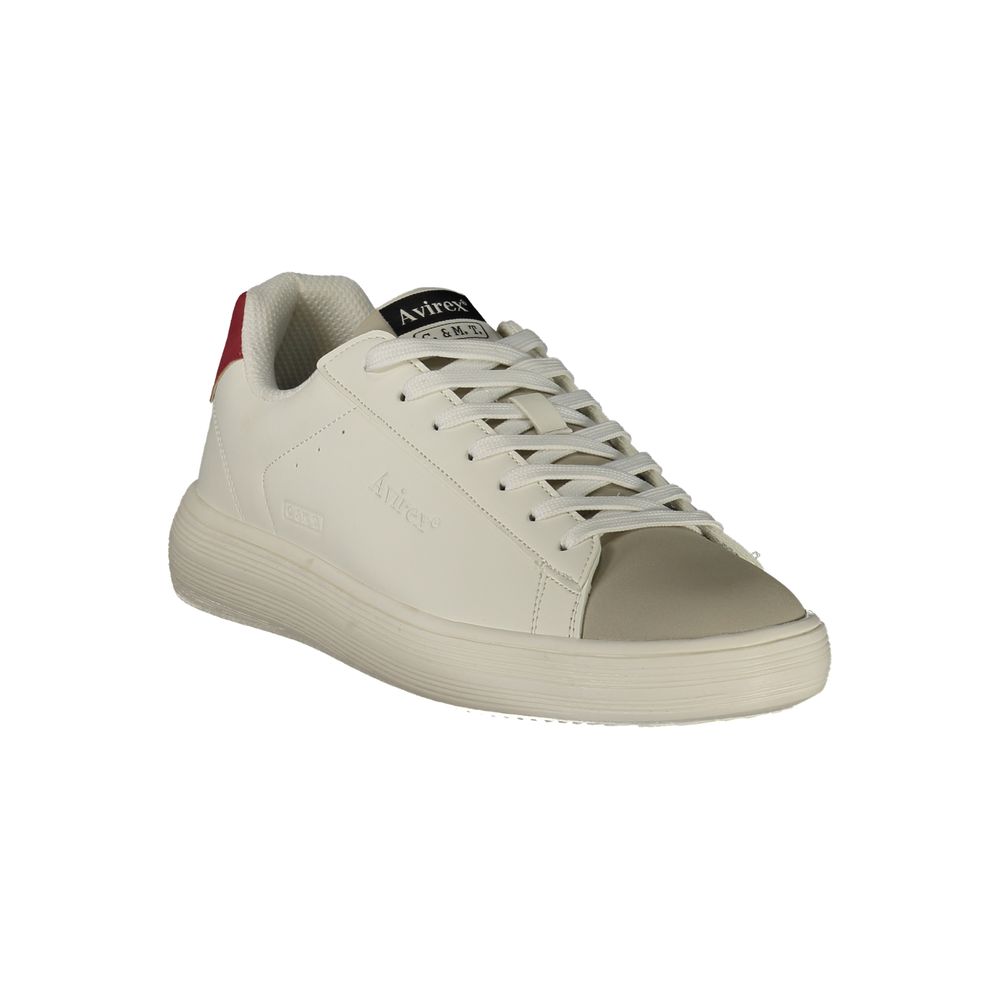 Avirex White Polyurethane Men's Sneaker