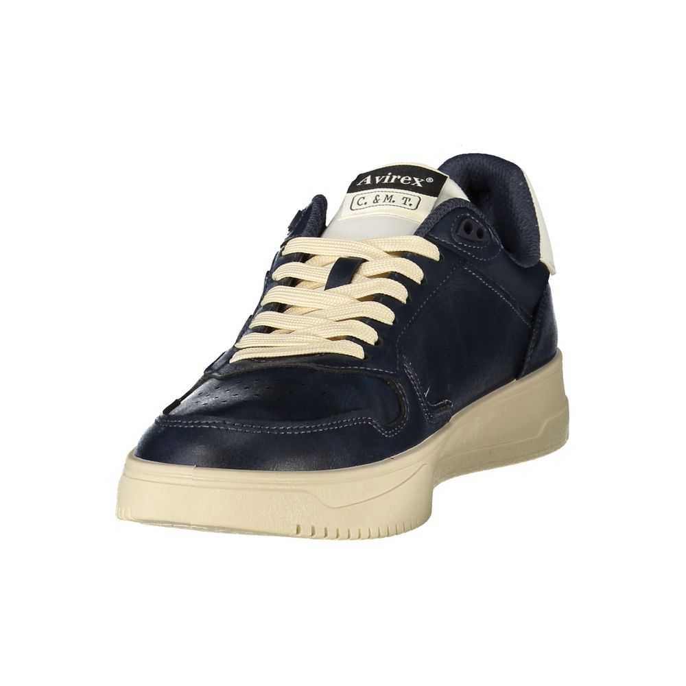 Avirex Blue Polyurethane Men's Sneaker