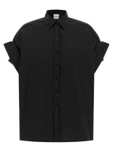 NUDE Black Cotton Blouse