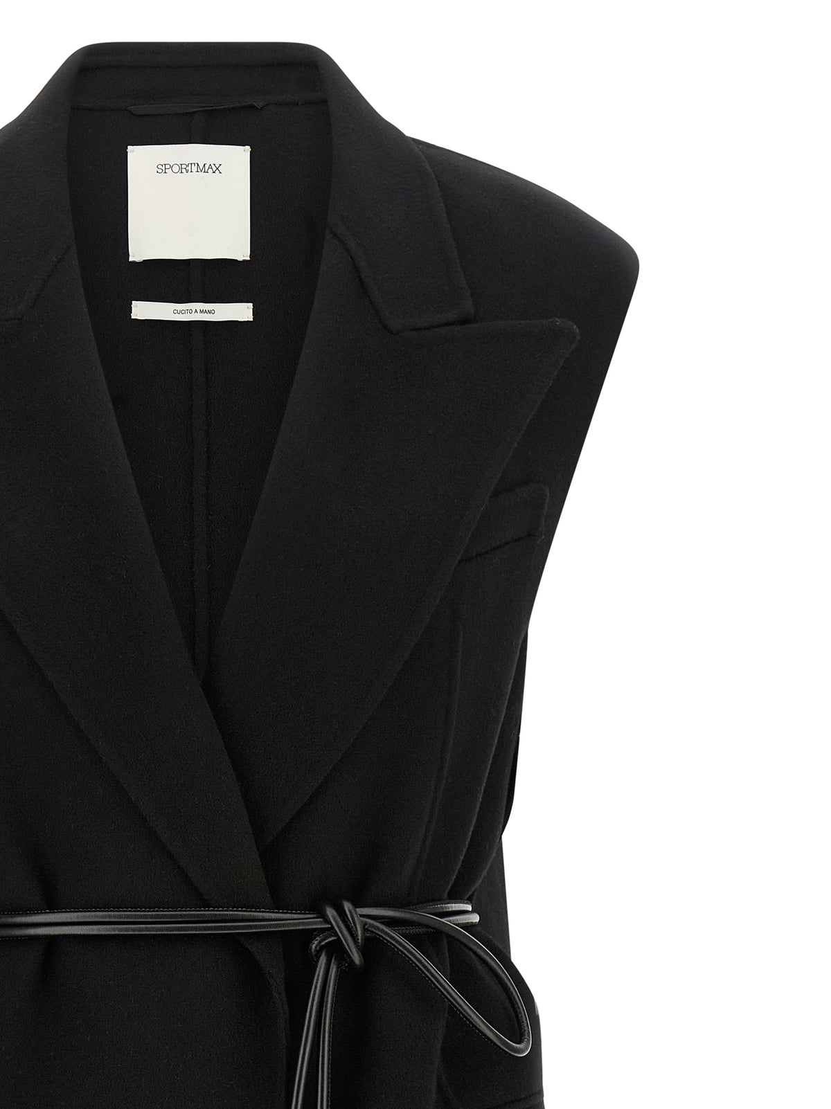 Sportmax Black Wool Blazer