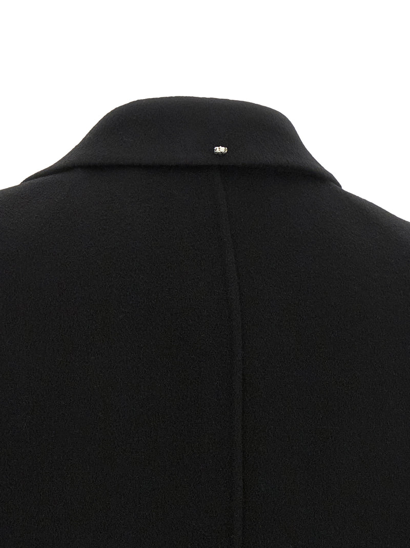 Sportmax SpxRapido Black Wool Sleeveless Blazer