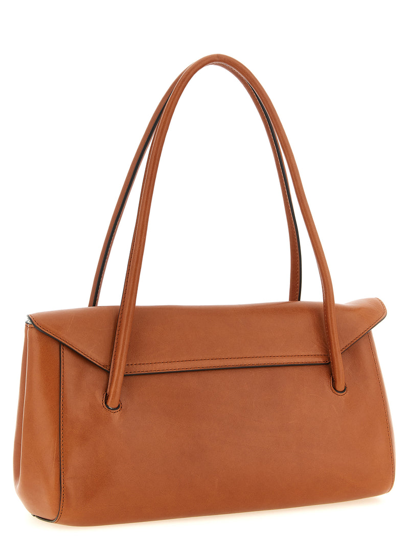 Marni Brown Calfskin Shoulder Bag - Chic & Versatile Design