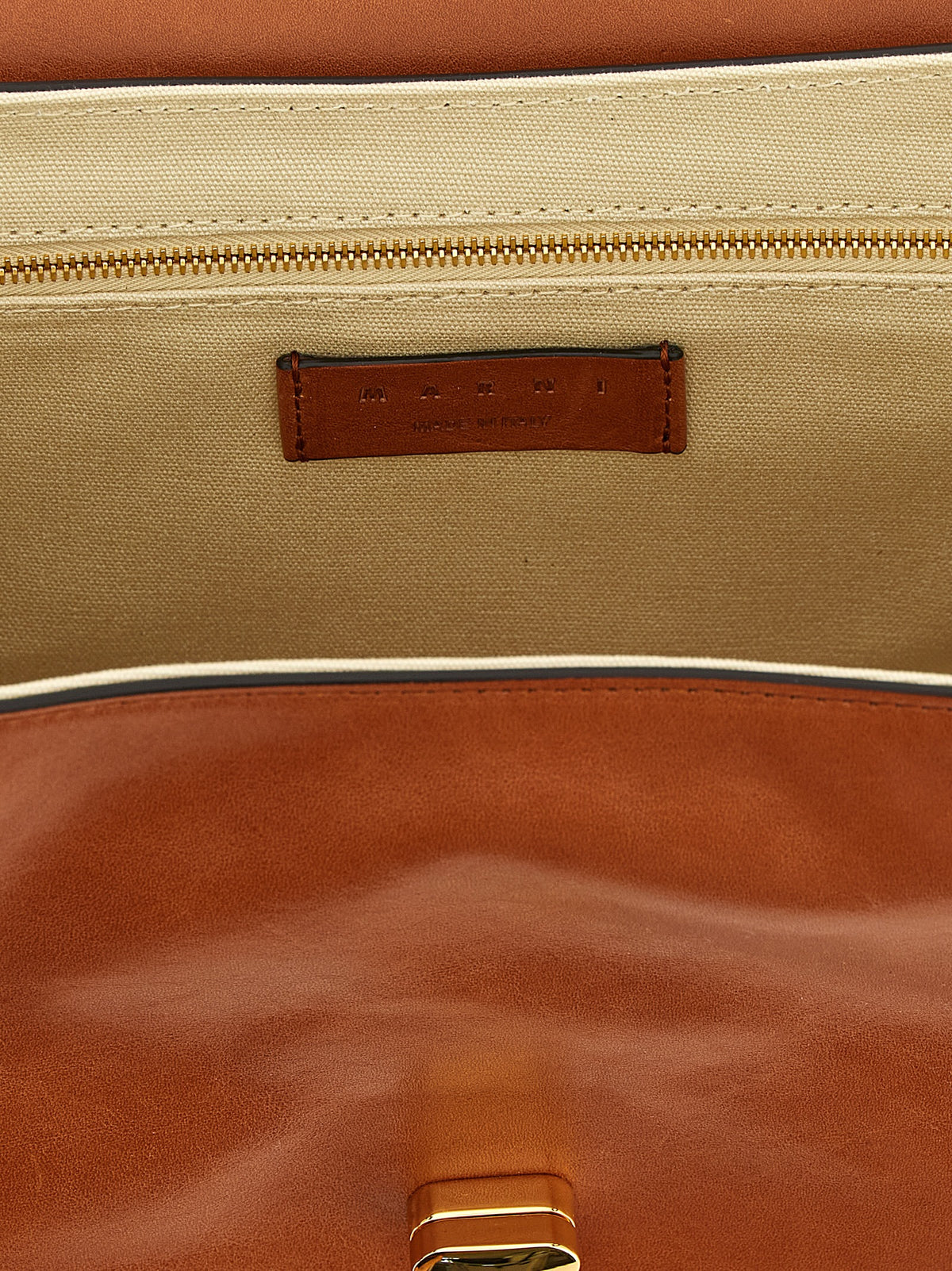 Marni Brown Calfskin Shoulder Bag - Chic & Elegant Design
