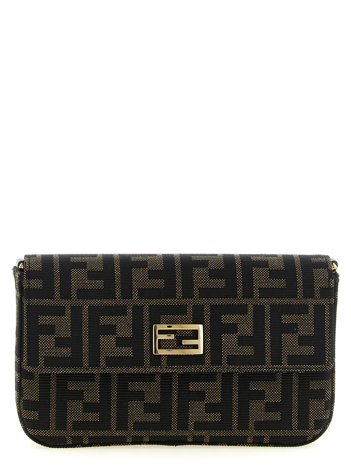 Fendi Tube Brown Polyester Cardholder - Luxury Accessory