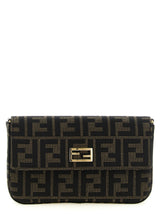 Fendi Tube Brown Polyester Cardholder - Luxury Accessory