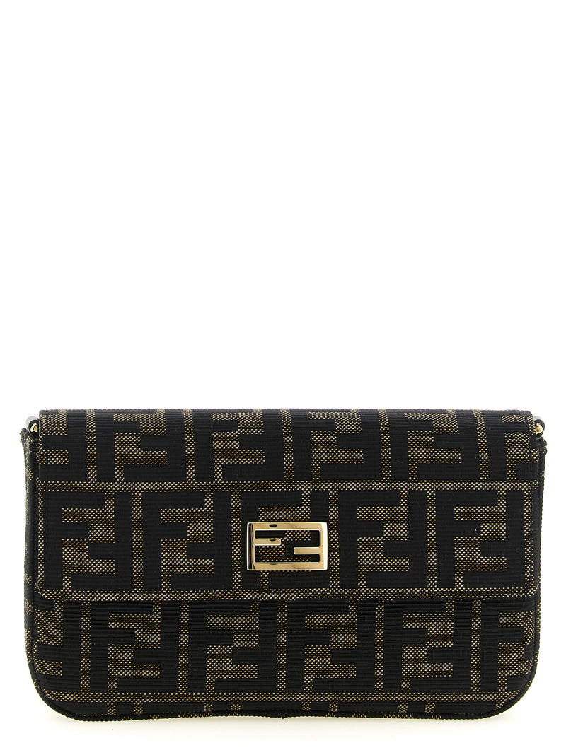 Fendi Tube Brown Polyester Cardholder - Luxury Accessory
