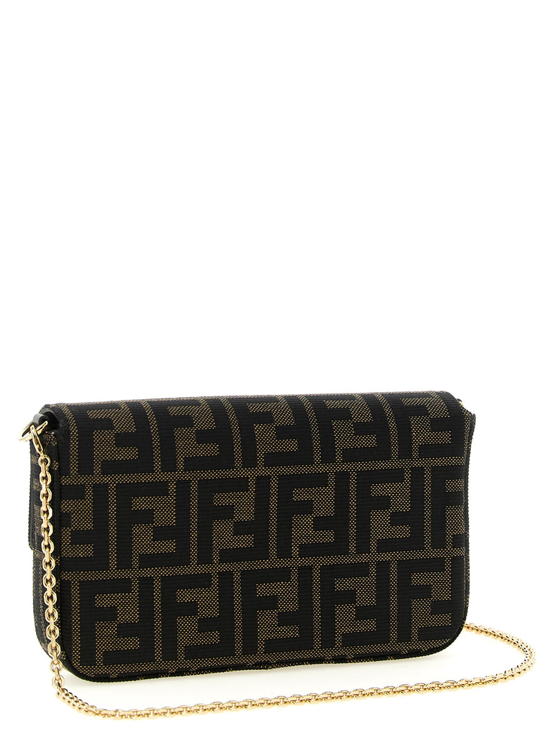 Fendi Tube Brown Polyester Cardholder - Luxury Accessory