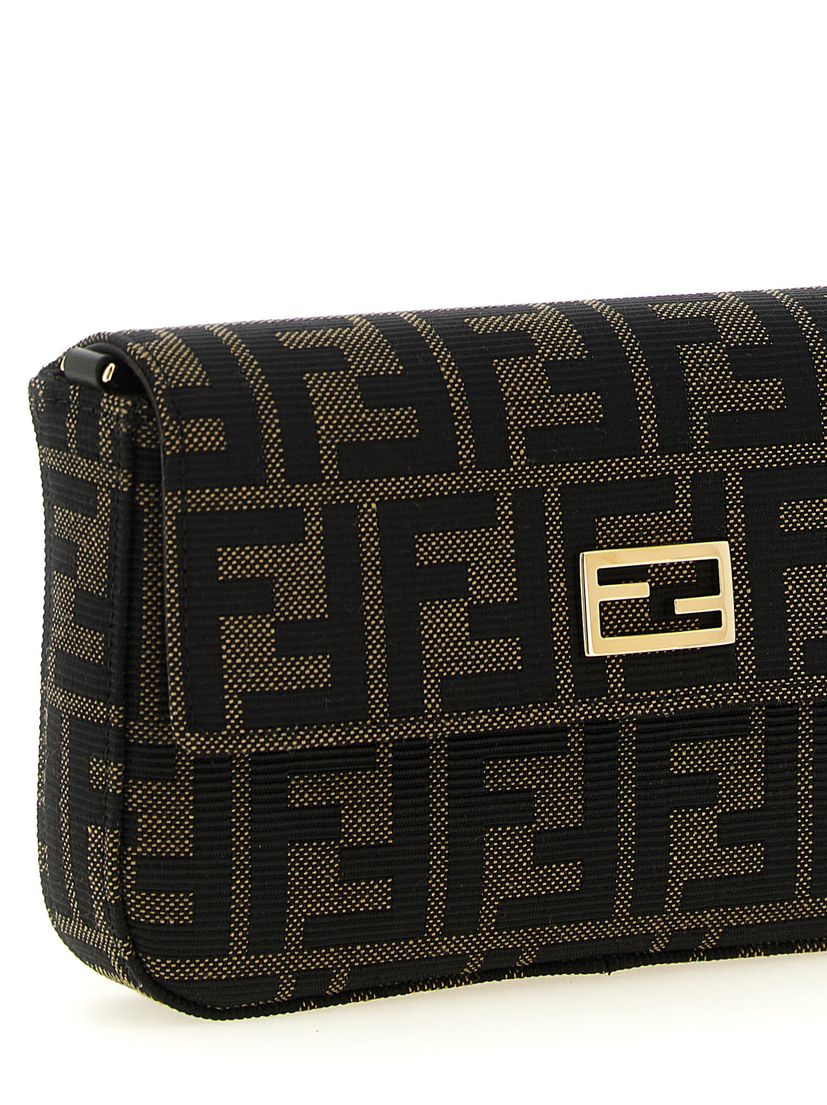 Fendi Tube Brown Polyester Cardholder - Luxury Accessory