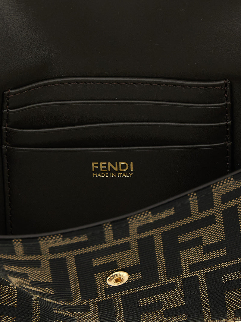 Fendi Tube Brown Polyester Cardholder - Luxury Accessory