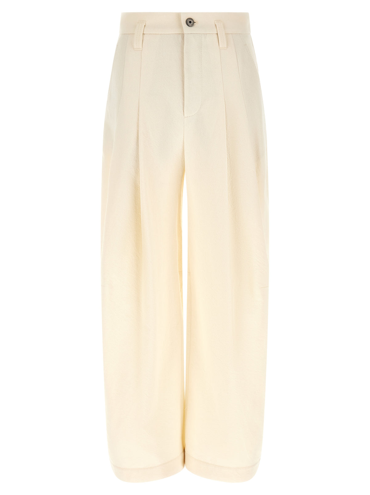 Brunello Cucinelli White Cotton Casual Pants for Women