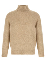Brunello Cucinelli Beige Virgin Wool Cardigan